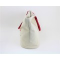 9208 - CANDY CANES CHRISTMAS CANVAS TOTE